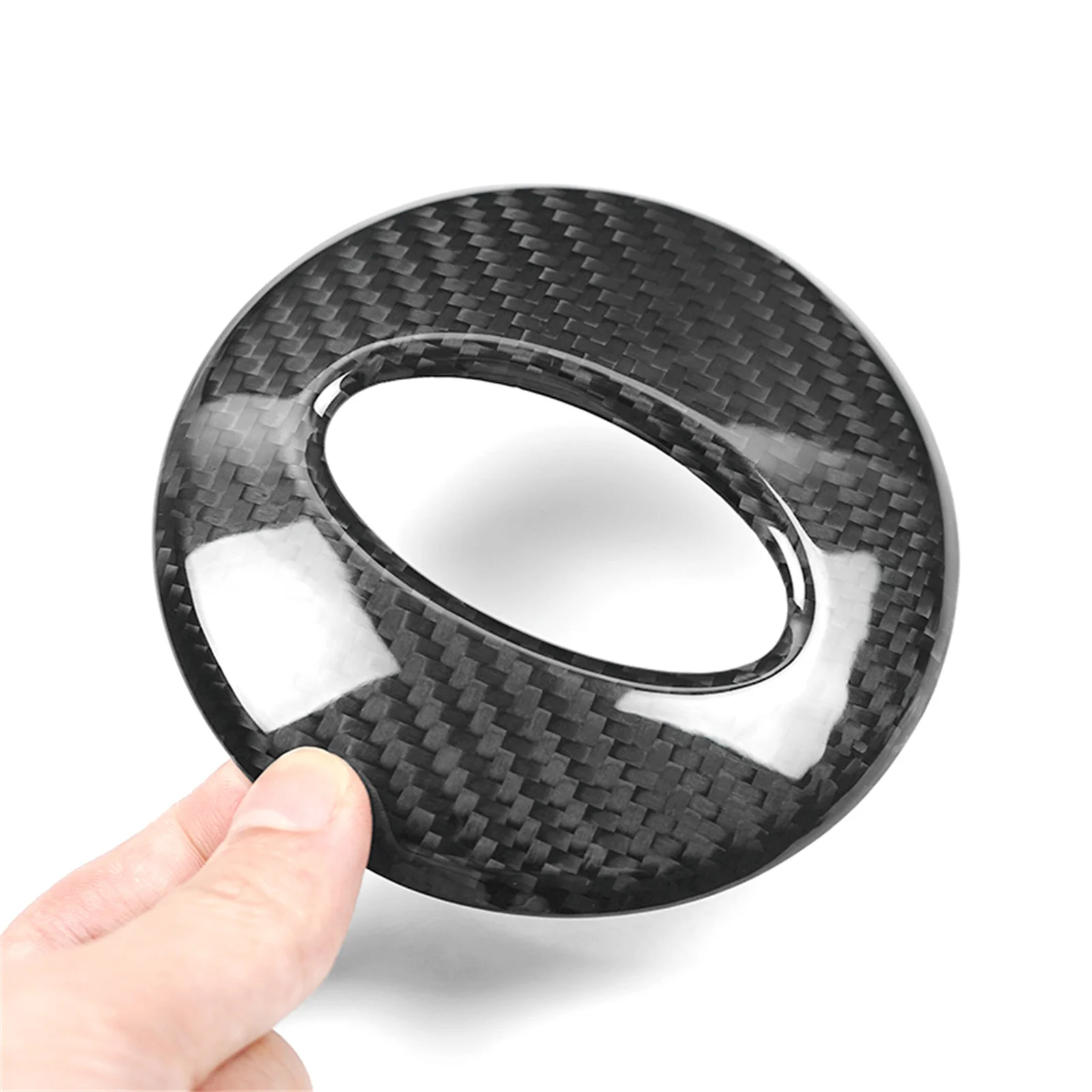 Für Subaru WRX 2022-2024 Real Carbon Fiber Innen Lenkrad Panel Abdeckung Rahmen Trim Dekorative Aufkleber