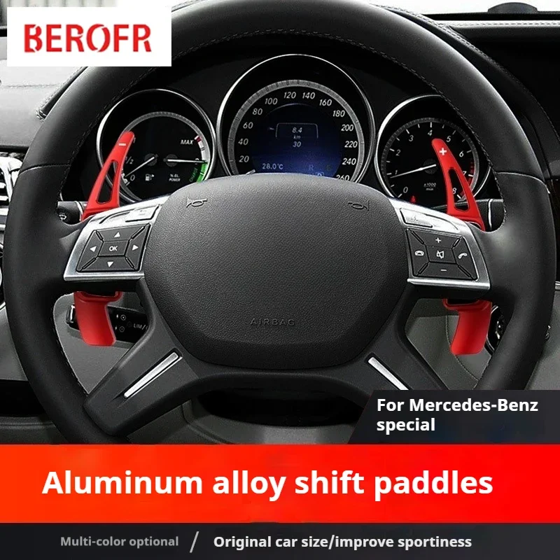 

Auto Steering Wheel Rear Shift Paddle Car Shift Equipment Semi Automatic For 13-15 Benz A-class 12-14 Benz B-class 14-15 Benz E