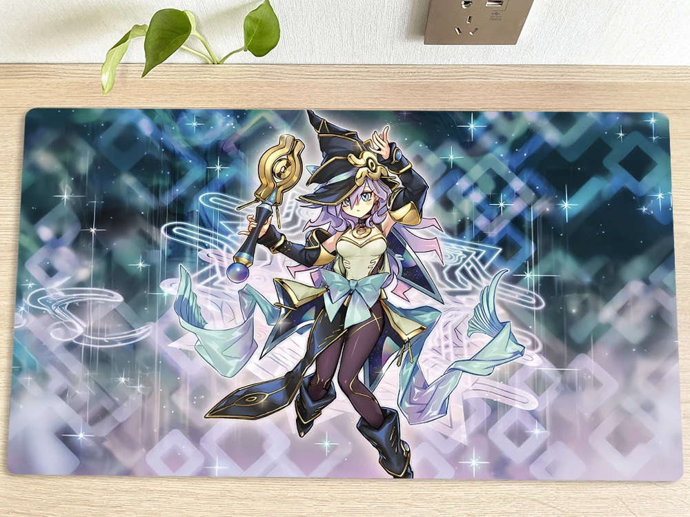 YuGiOh Table Playmat Nightmare Apprentice TCG CCG Mat Trading Card Game Mat Mouse Pad Gaming Play Mat 60x35cm Free Bag