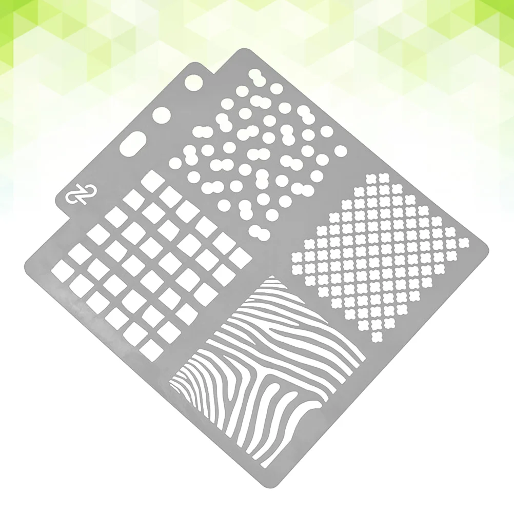 Drawing Stencil Assorted Patterns Hollow Out Painting Template for Craft Scrapbooking DIY Cake Decor ( )