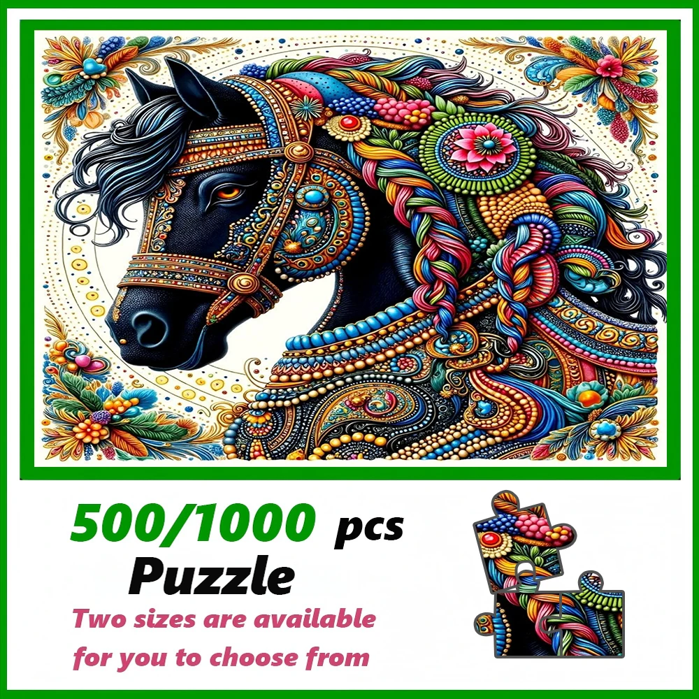Ein hochwertiges 500/1000-teiliges Puzzle, perfekt für Erwachsene, ist ein unterhaltsames Familienspiel, das Stress abbaut und großartig für die ganze Familie ist.