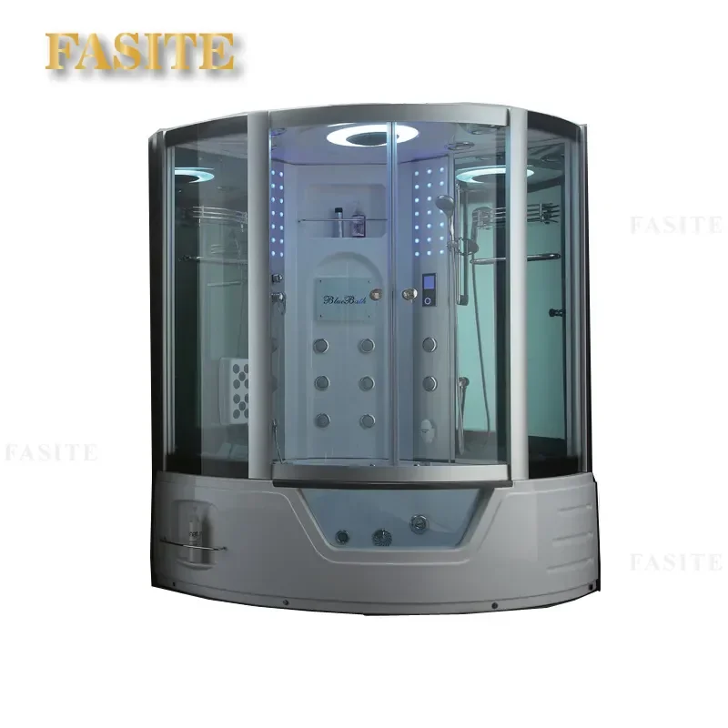 For Beauty Club Hotel Multipurpose Surf Massage Steam Shower Room with Outlet Supply