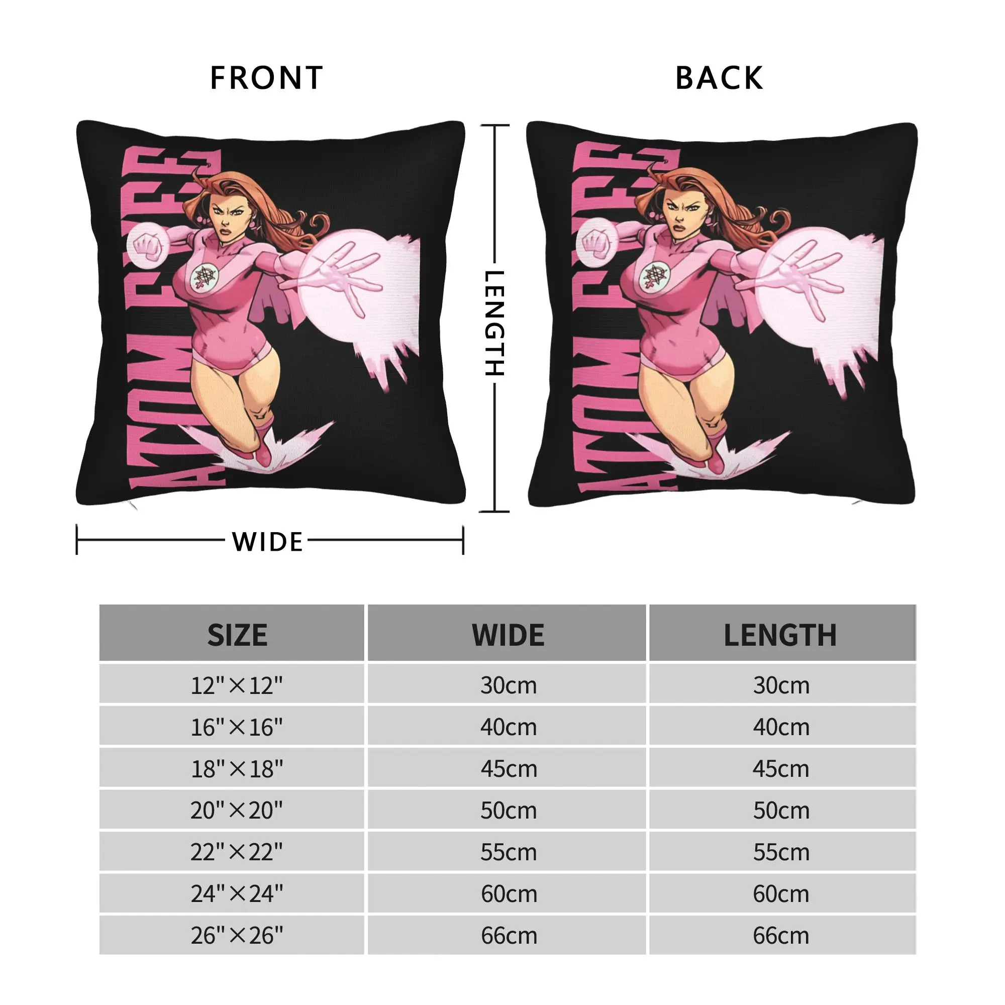 Pillow Cover Atom Eve Invincible Character  Fashion Pillow Case For Wedding Party Home Decor Pillowcases