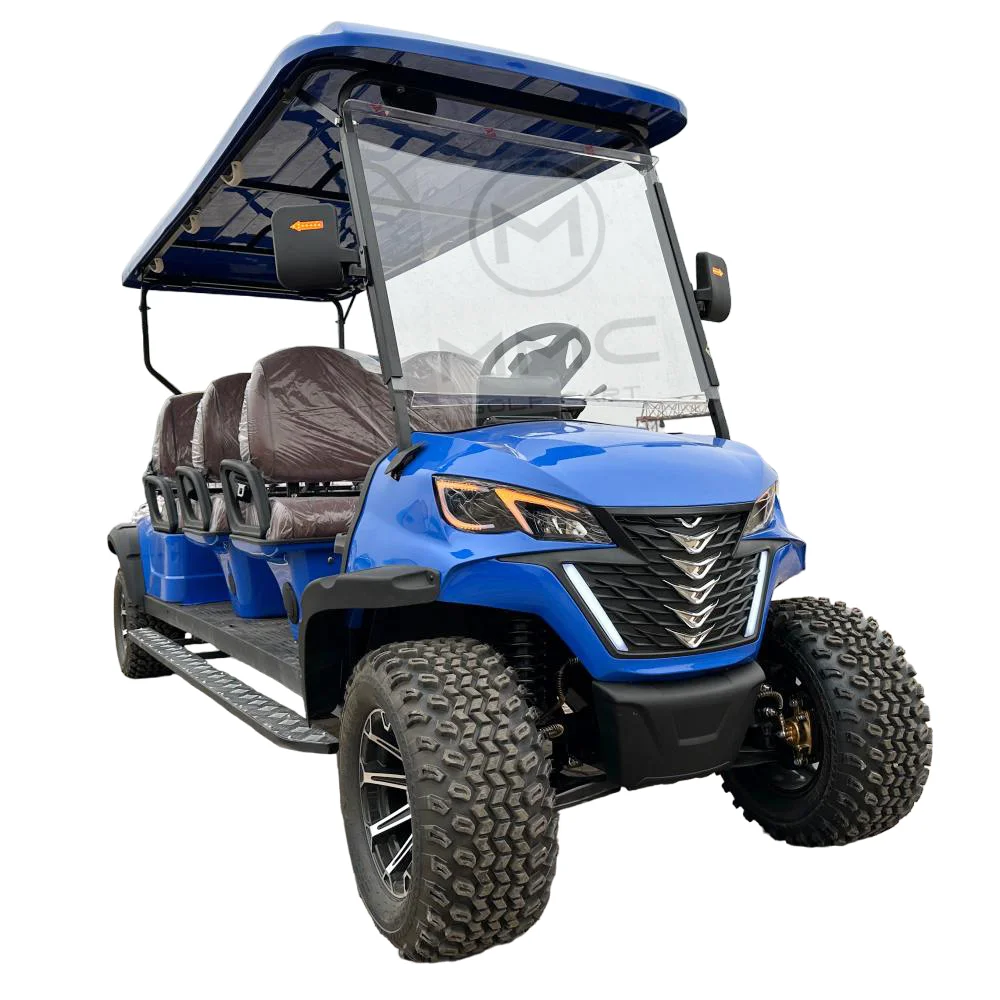 72V Lithium Battery New model Golf Cart With Waterproof Speaker 4 6 8 Seater Electric Golf Cart CE Certification