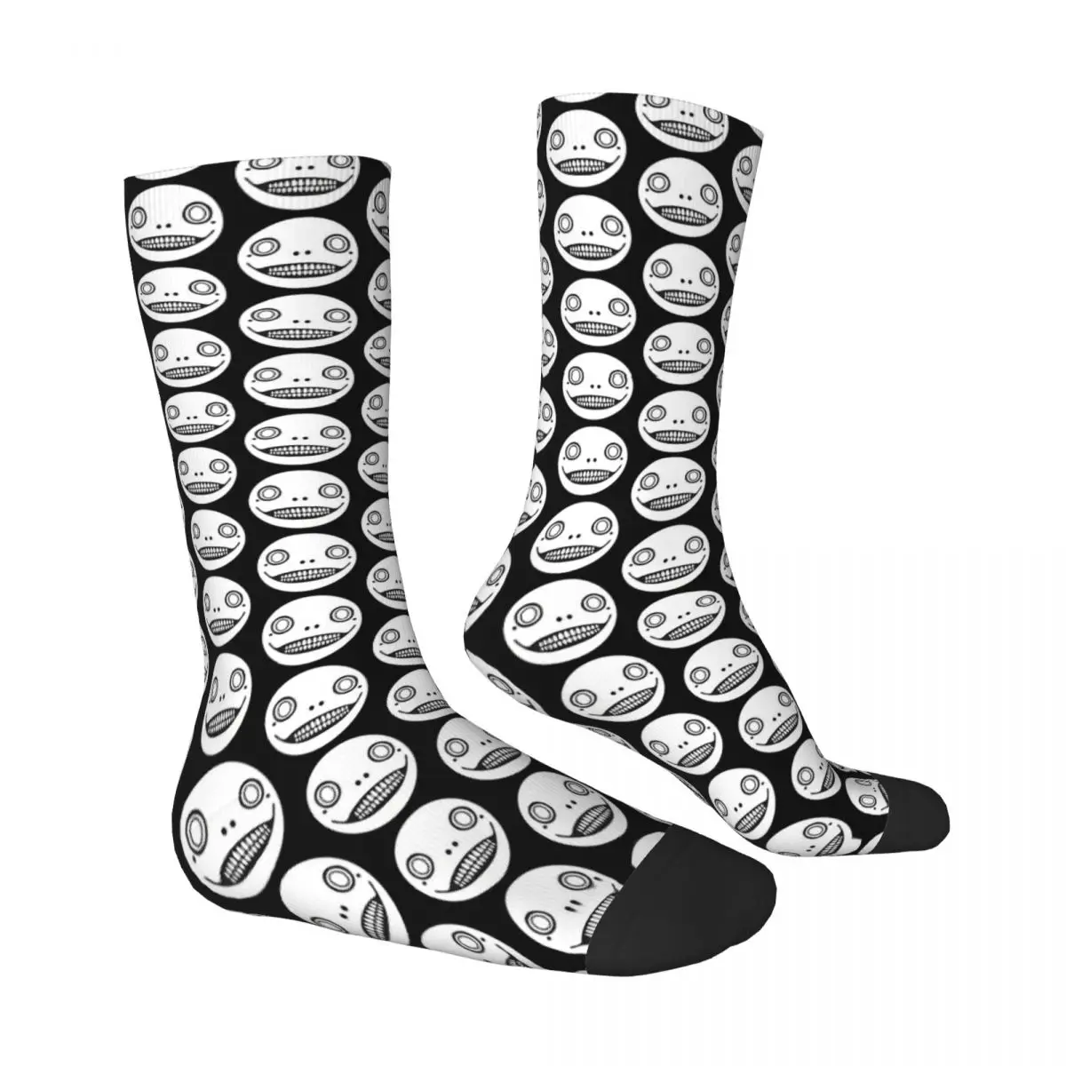 Emil Nier Nier Automata Heitai Girl Game Socks New 3D Print Funny Harajuku Unisex Middle Tube Socks