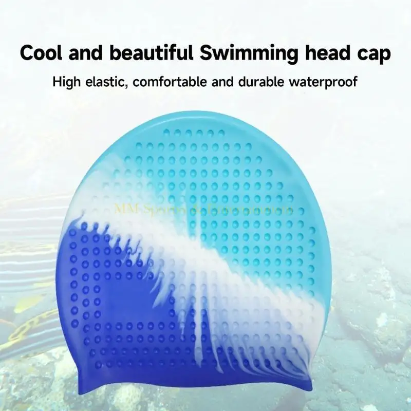 31be مريح السيليكون قبعة قبعة قبعة قبعة المساحة من الشعر الطويل والقصير