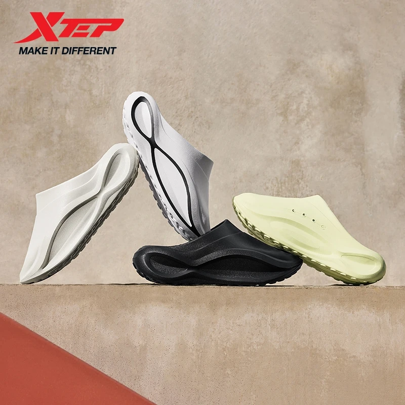 Xtep Starfall Slippers for Men 2025 Summer Comfortable Lightweight Breathable Soft-soled Fashion Outdoor Sneakers 875219350001