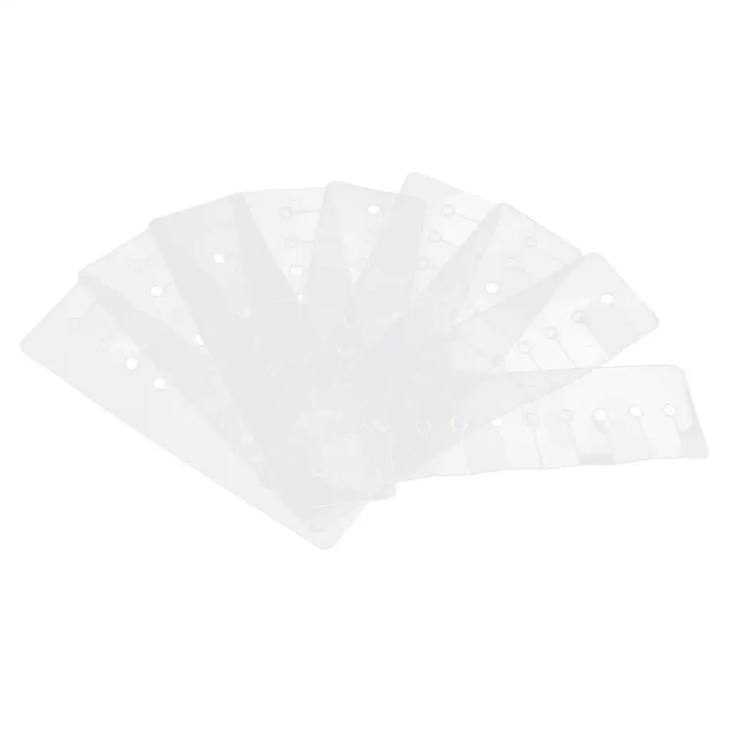 Fusion Hair Extension Heat Protector Multi Hole Scalp Shield Clear Plastic Spacer for Fast Installation