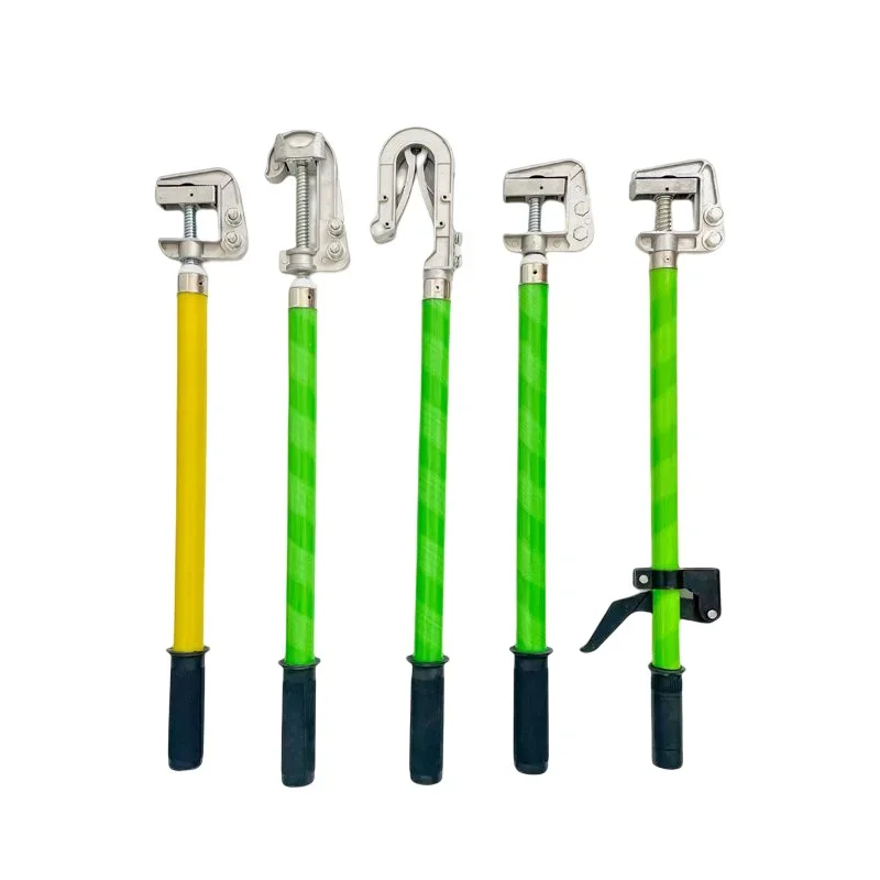 

Телескопическое высоковольтное FRP статическое заземление портативное электрическое оборудование для разрядки заземления