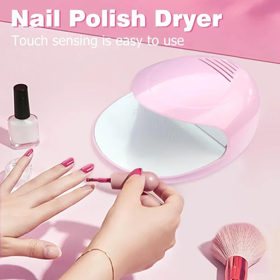 Draagbare, op batterijen werkende nageldroger met aanraakbediening voor normaal polijsten met supersnelheidsrotatie en sneldrogende functionaliteit Ideaal