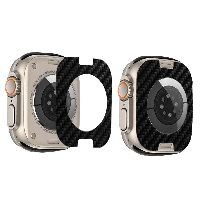 Мягкая защитная пленка для экрана, задняя наклейка, чехол для Apple Watch Ultra 3/2 49 мм серии 10/9/8/7/6/SE 46 мм 45 мм 44 мм 42 мм 41 мм 40 мм