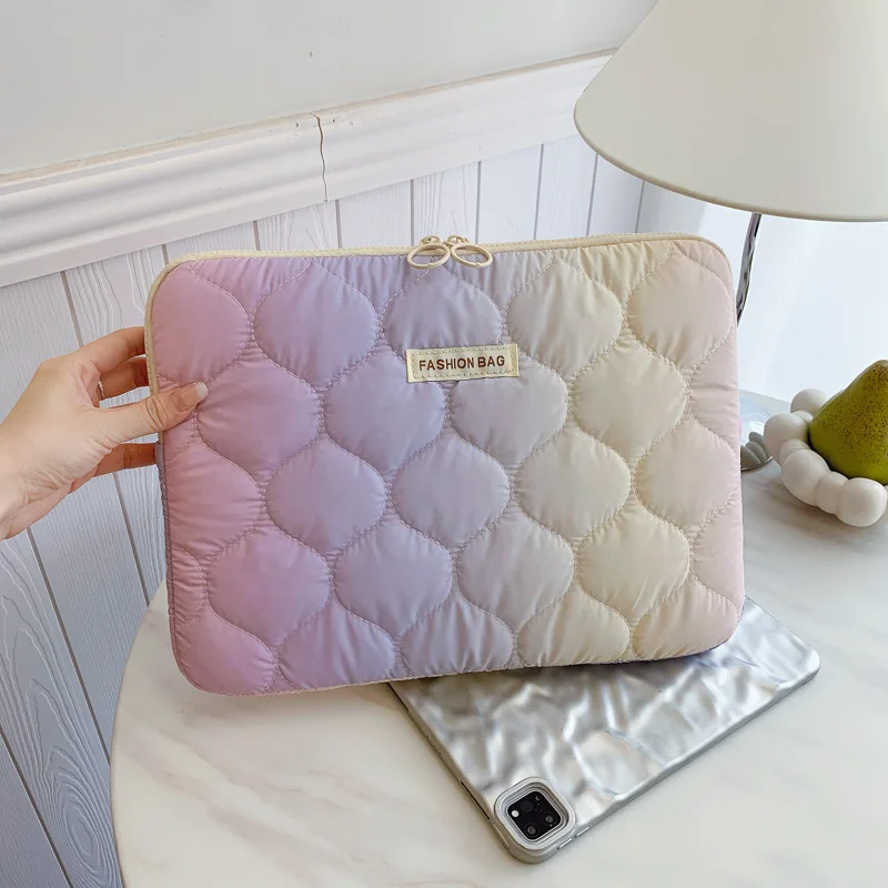 2024 New Tablet Bag For Ipad Air6 Pro11 10.9 10.5 Macbook Air Pro 13 13.3 14 Lenovo Asus HP Dell Portable Laptop Sleeve