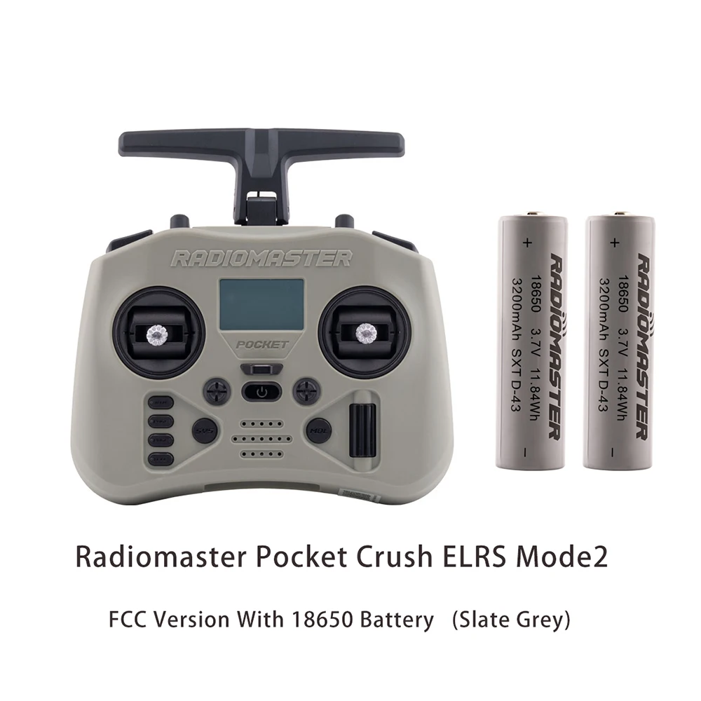 Radiomaster Pocket Crush 2,4 GHz ELRS Hall Gimbal-zender Afstandsbediening Draagbare lichtgewicht opvouwbare antenne