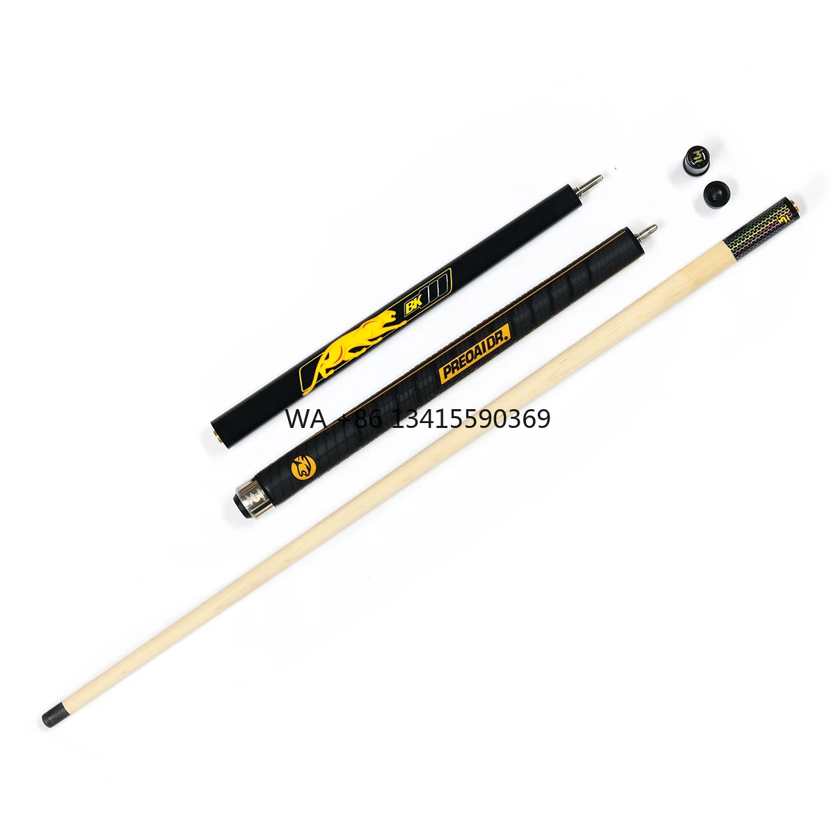 

Factory Price Canadian Maple 3-PC Uni-Lock Joint Billiard Pool Game Jump Break Cue Stick/Taco for Sale
