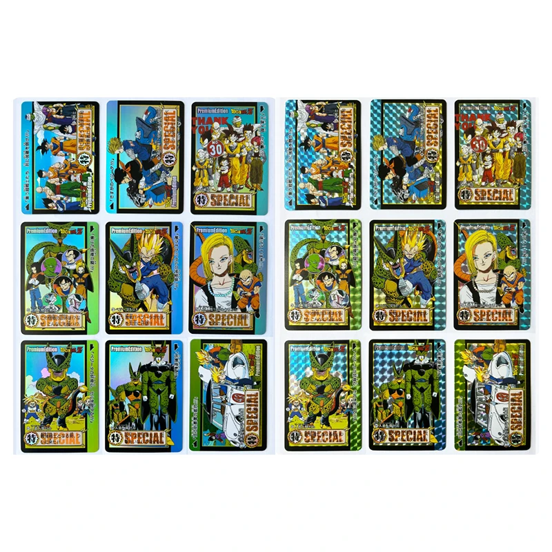 Homemade Diy Dragon Ball Son Goku Piccolo Vegeta Tien Shinhan Lunch Chiaotzu Krillin Android 18 Collection Card Toys Gift