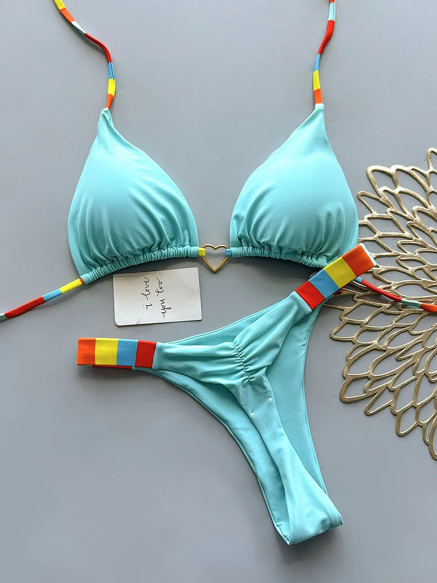 Micro Bikinis 2027 Sexy Women Swimsuit Push Up Swimwear Striped Bikini Set Biquini Bathing Suit Swimming Suit Beachwear Female