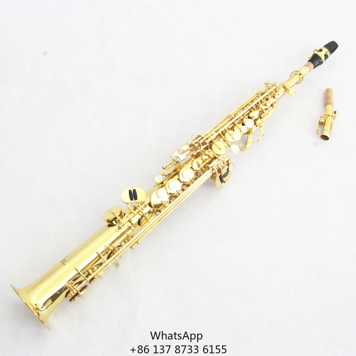 Factory Price Soprano Saxophone High Quality Brass Straight Soprano Saxophone