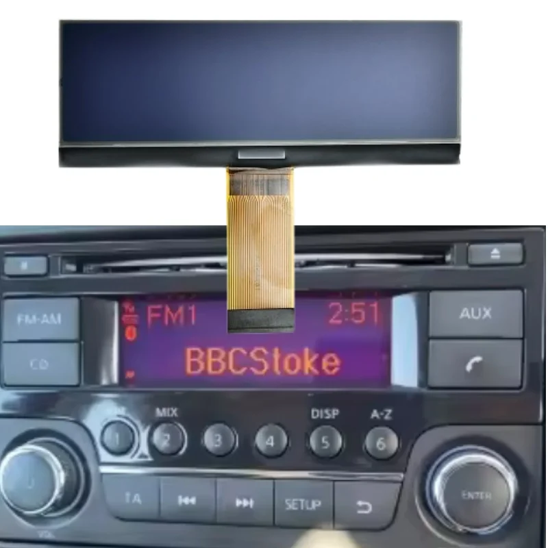 

CD-плеер с FM-радио и ЖК-дисплеем для замены экрана Nissan Juke, Qashqai, X-Trail, Frontier, Note, Navara, Suzuki Equator