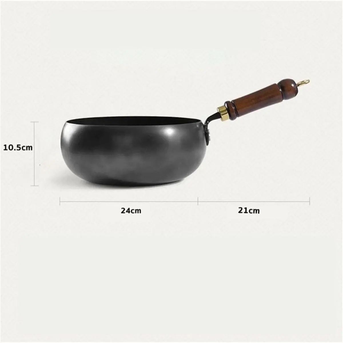 No Coating Nonstick Wok Non-Stick Cookware Stir Fry Pan Flat Bottom Frying Pan Camping