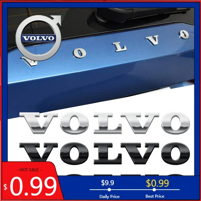 

Универсальный кронштейн-наклейка на бампер/багажник автомобиля, наклейка-логотип на задний бампер/крыло для Volvo V40 V60 XC40 XC60 XC90 C30 S