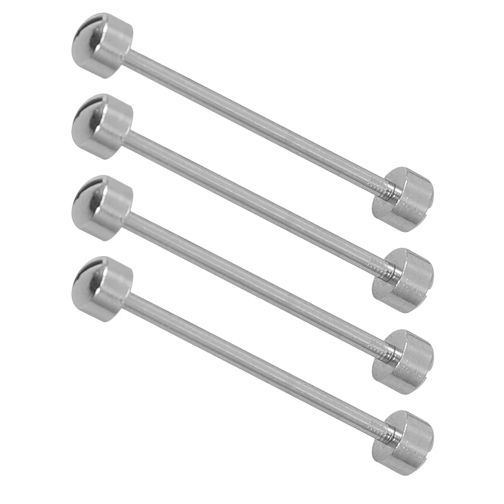 

4Pcs Watch Strap Screw Rods 20mm Steel Replacement Screws Lug Pins Band Repair Tools Watch Band Kit Steel Rod Watchmaking