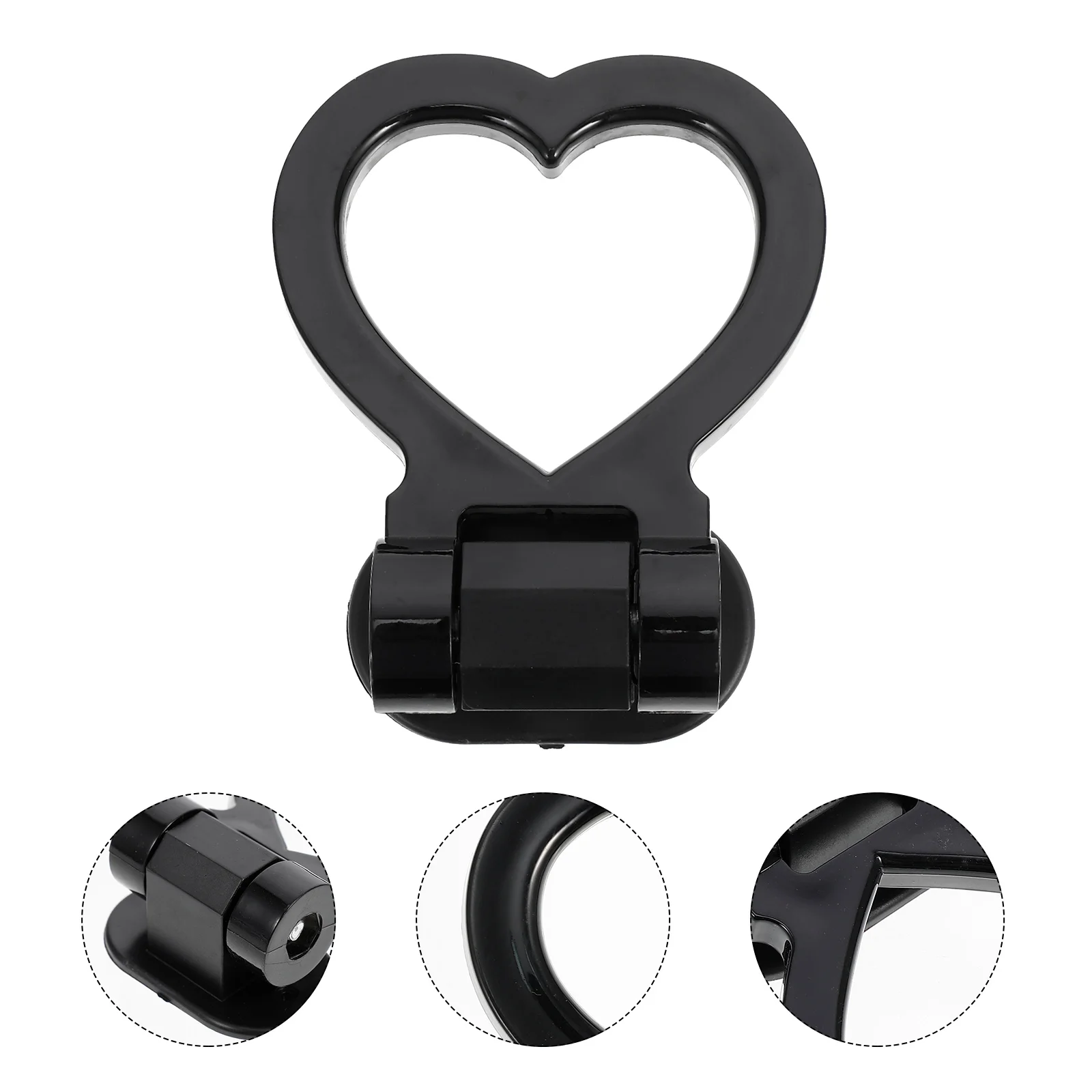 1pc Heart Designed Tow Hook Ring Decorative Tow Love Shaped Automobile Ornament decorative tow hook tow bar decor