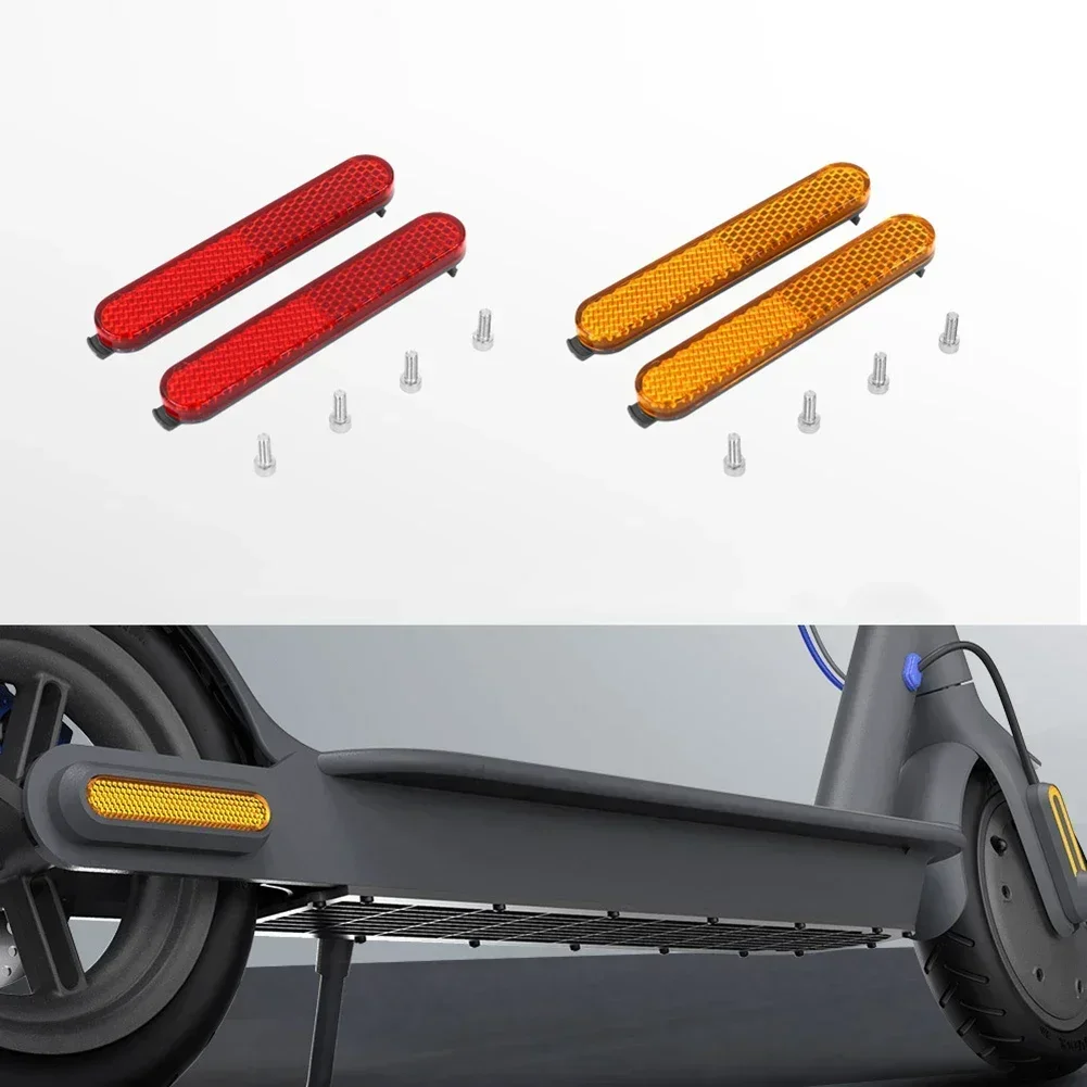 Front Rear Wheel Tyre Cover Hub Protective Shell For -Xiaomi Pro2 E- Scooter Reflector Night Safety Strip Side Reflective Strap