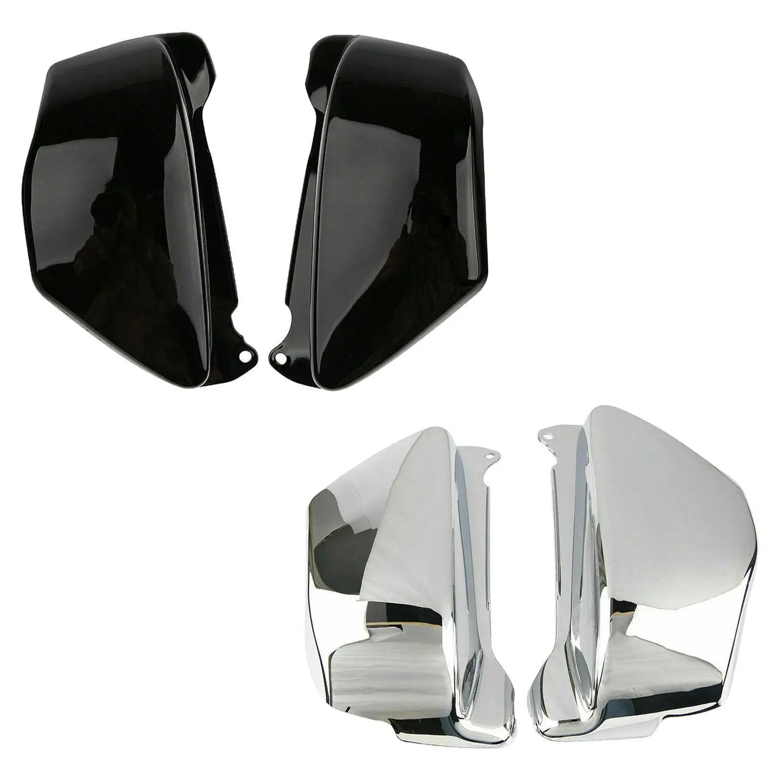 2 Battery Side Fairing Cover, 2 Left Right Guard for Vf750 Vf750C Accessories