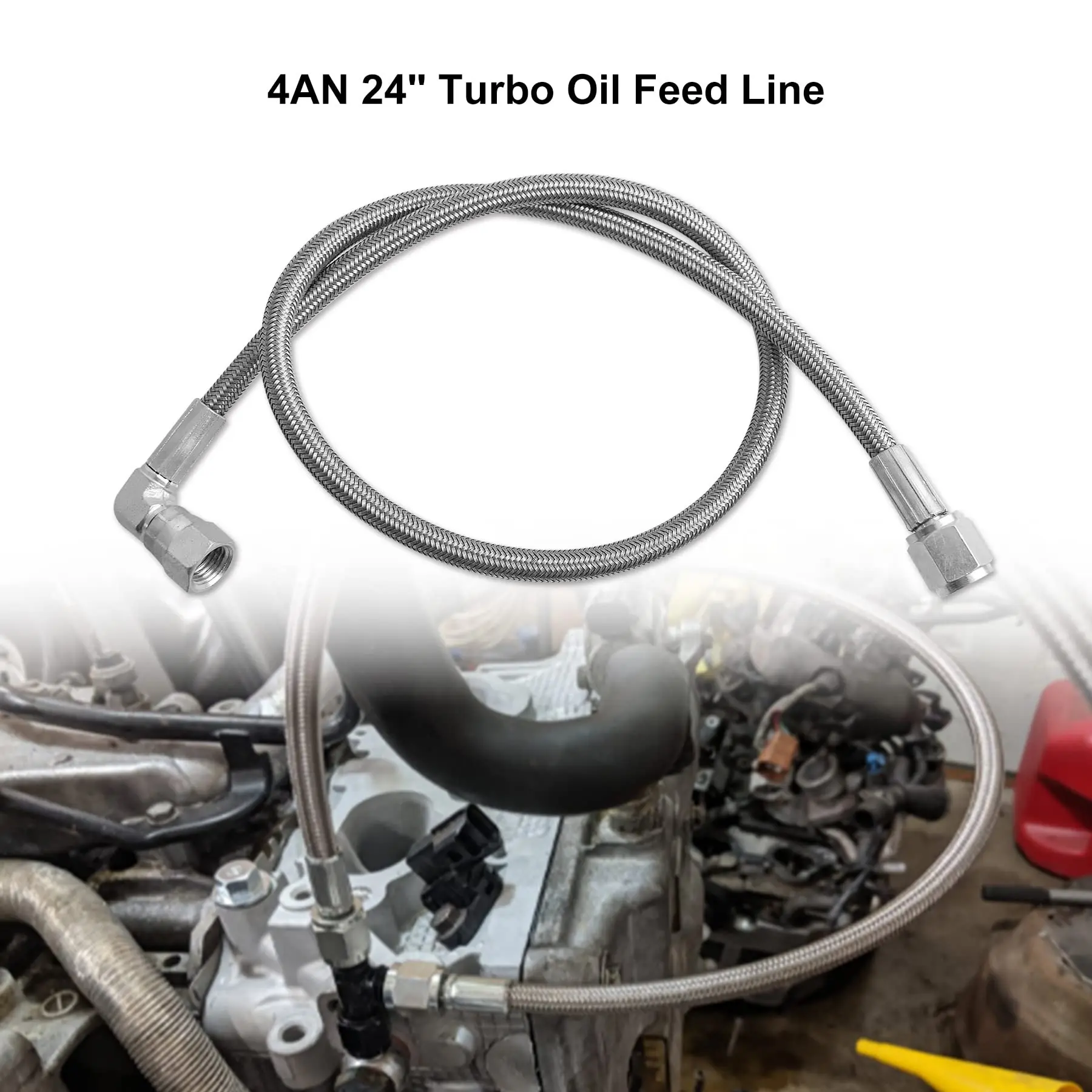 4AN Turbo Oil Feed Line 24