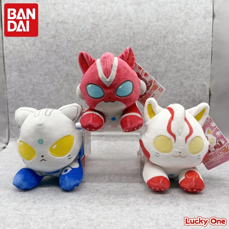 

Bandai Ultraman Cat Плюшевая кукла Cyro Dream Bius Omica Мягкая игрушка для любителей аниме и кино Коллекционная мягкая фигурка