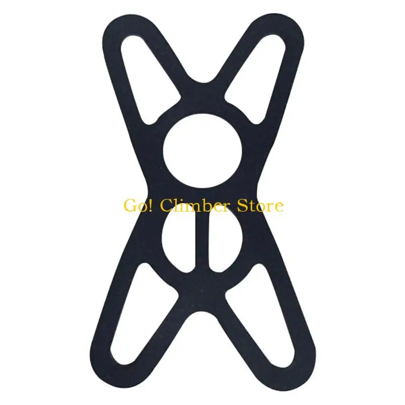 

Q84C Bike Motorcycle Phone Mount Tether X-Web Grip Silicone Phone Holder Strap