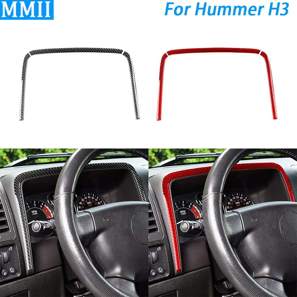 

For Hummer H3 2006-2010 Carbon Fiber Speedometer Instrumentation Panel Farme Decorative Cover Car Interior Decoration Sticker