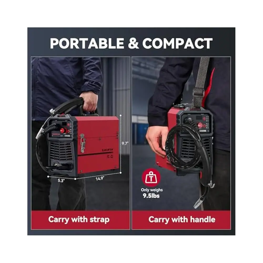 Máquina de solda 4, em 1, MIG, TIG, Stick, Flux Core, confiável e eficiente