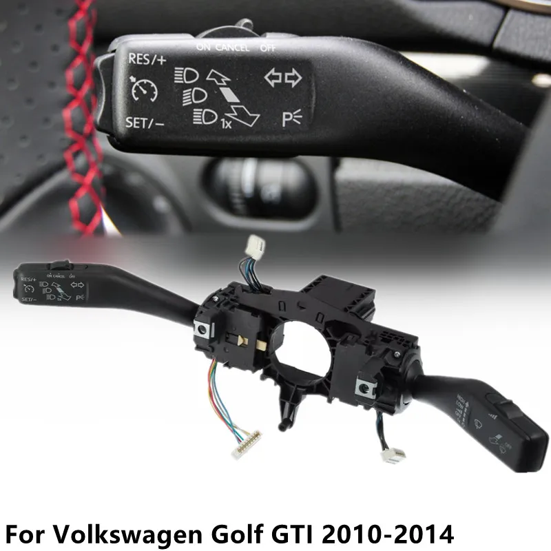 Combination Switch Control Indicator Turn Signal Wiper Switch Turn Signal Wiper Switch for VW Golf GTI MK6 2010-2014 1K5953513K