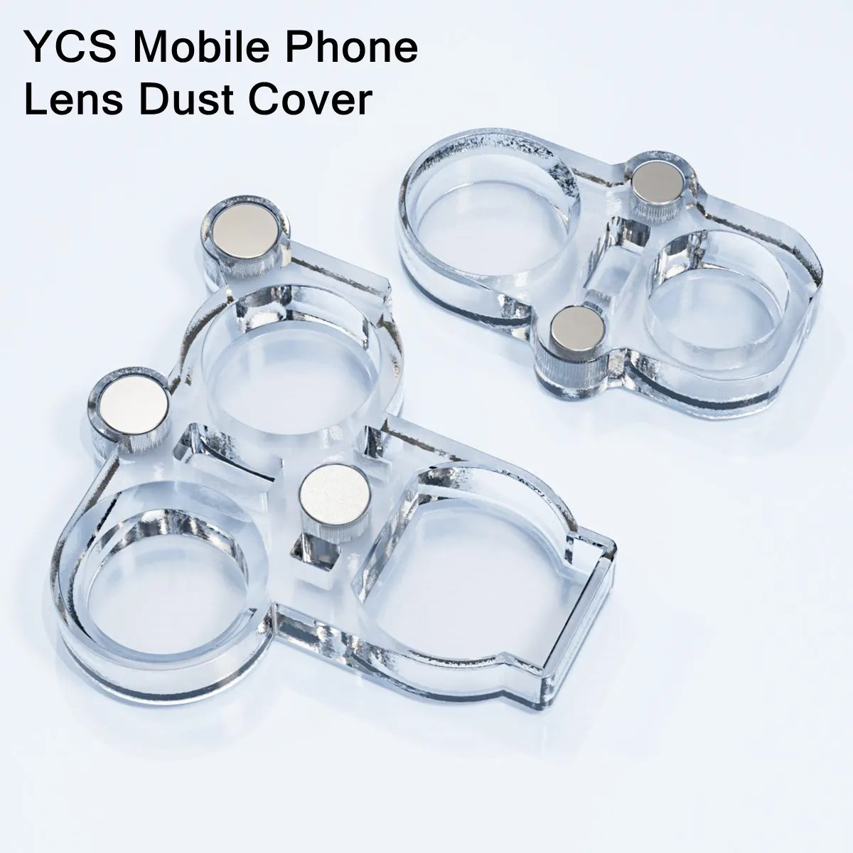 YCS Camera Dust Diamond Cover for Mobile Phone Tablet Universal Lightweight Camera Dual/Triple Lens Protective Tools