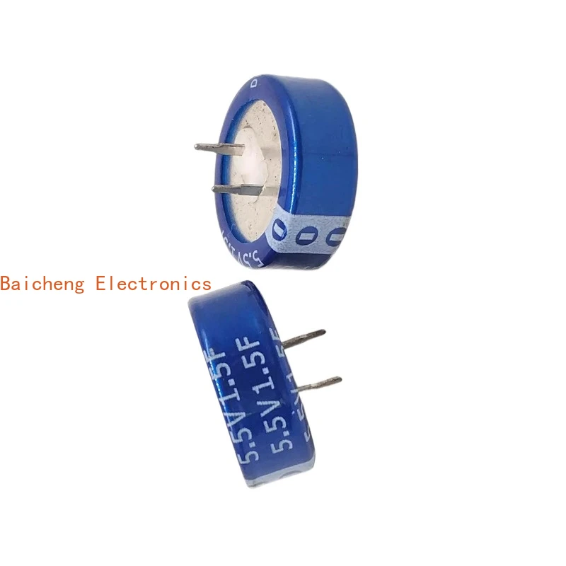 10PCS 5.5V1.5F C-type V-type Capacitor SE-5R5-D155VY