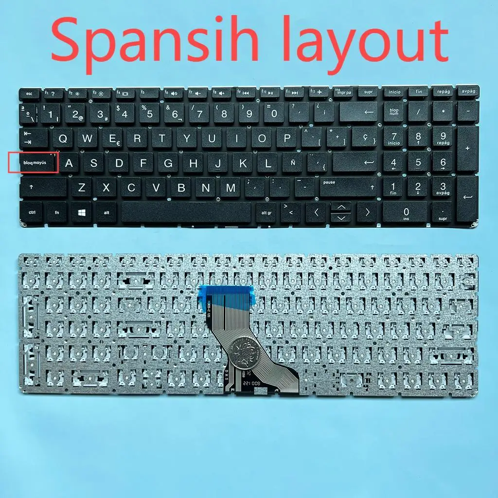 

Испанская клавиатура 15-CR для HP 15-CX 15-DB 15-DX 15-DN 15-CW 15-DR 15-DF 15-EC 15-DK 15-CS 15-CR 15-CN 15-SC 15-CP 15-cr0035nr