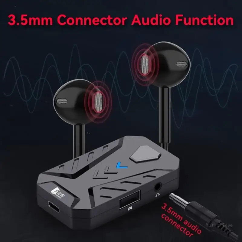 마우스 어댑터 게임 패드 모바일 컨트롤러 게임 키보드 모바일 게임 어댑터용 마우스 변환기