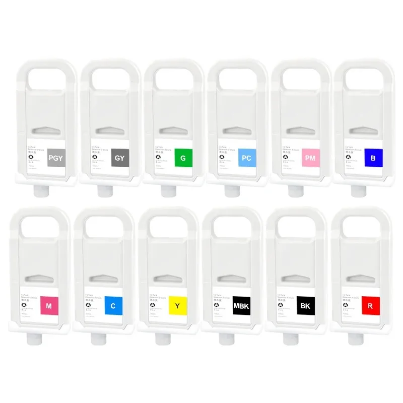 PFI57 PFI 57 ตลับหมึกรีฟิลสําหรับ Canon PRO-520 PRO-540 PRO-540s PRO-560s เครื่องพิมพ์ถาวรชิป 12 สี