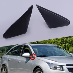 1 Pair Front Triangle Panel Window Mirror Corner Molding Trim Fit for Chevrolet Cruze 2009 2010 2011 2012-2014 95062831 95062832