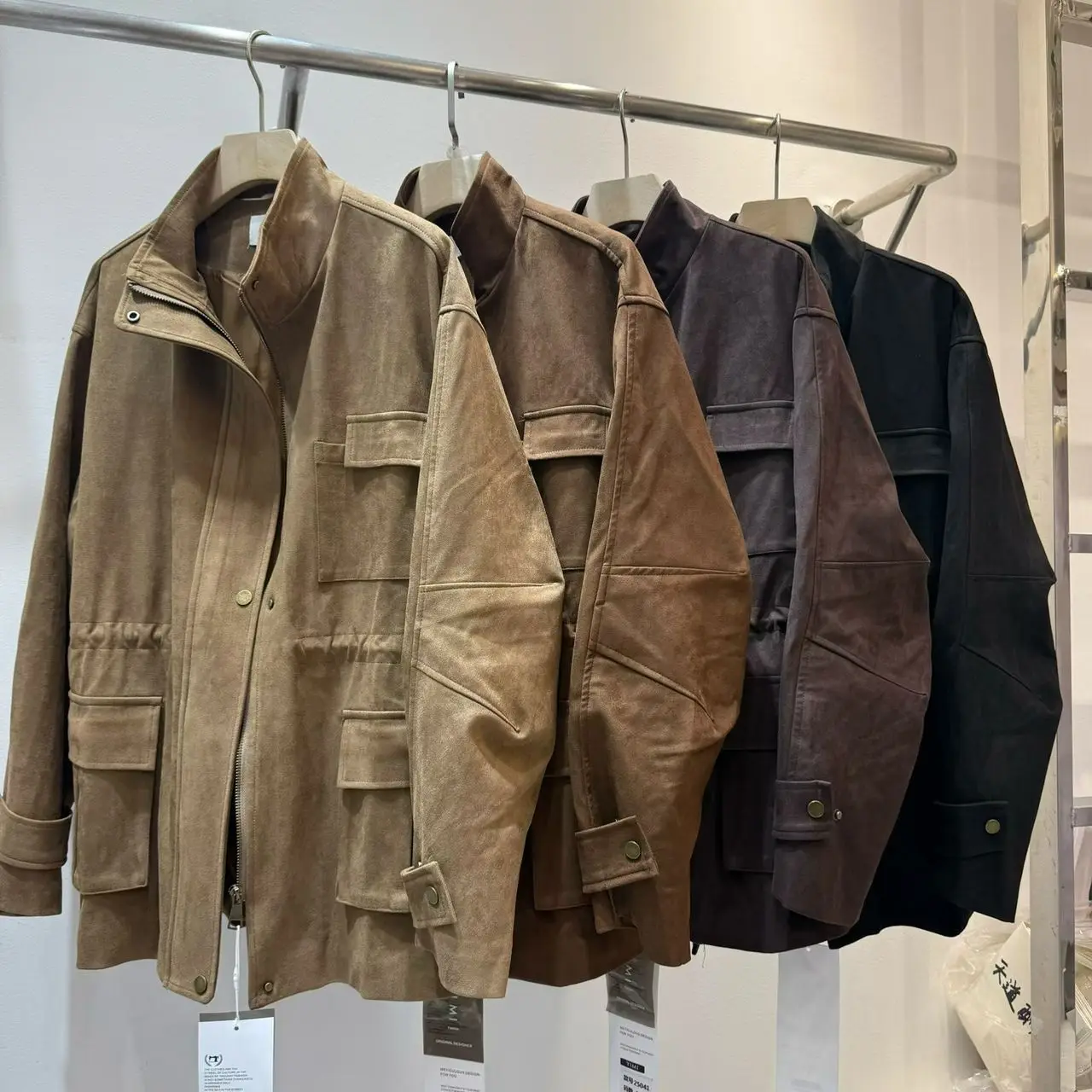 

SuperAen, повседневное свободное пальто, женское весенне-осеннее пальто 2024, новая куртка в стиле ретро, верхнее пальто