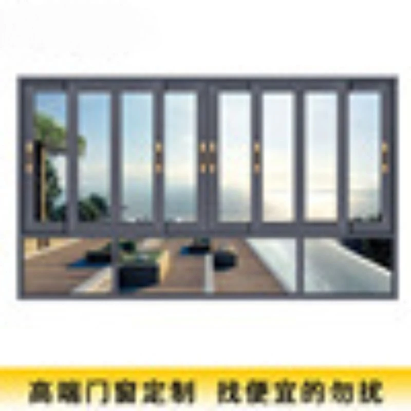 Doors and windows aluminum alloy translation windows, living room indoor broken bridge aluminum sliding windows