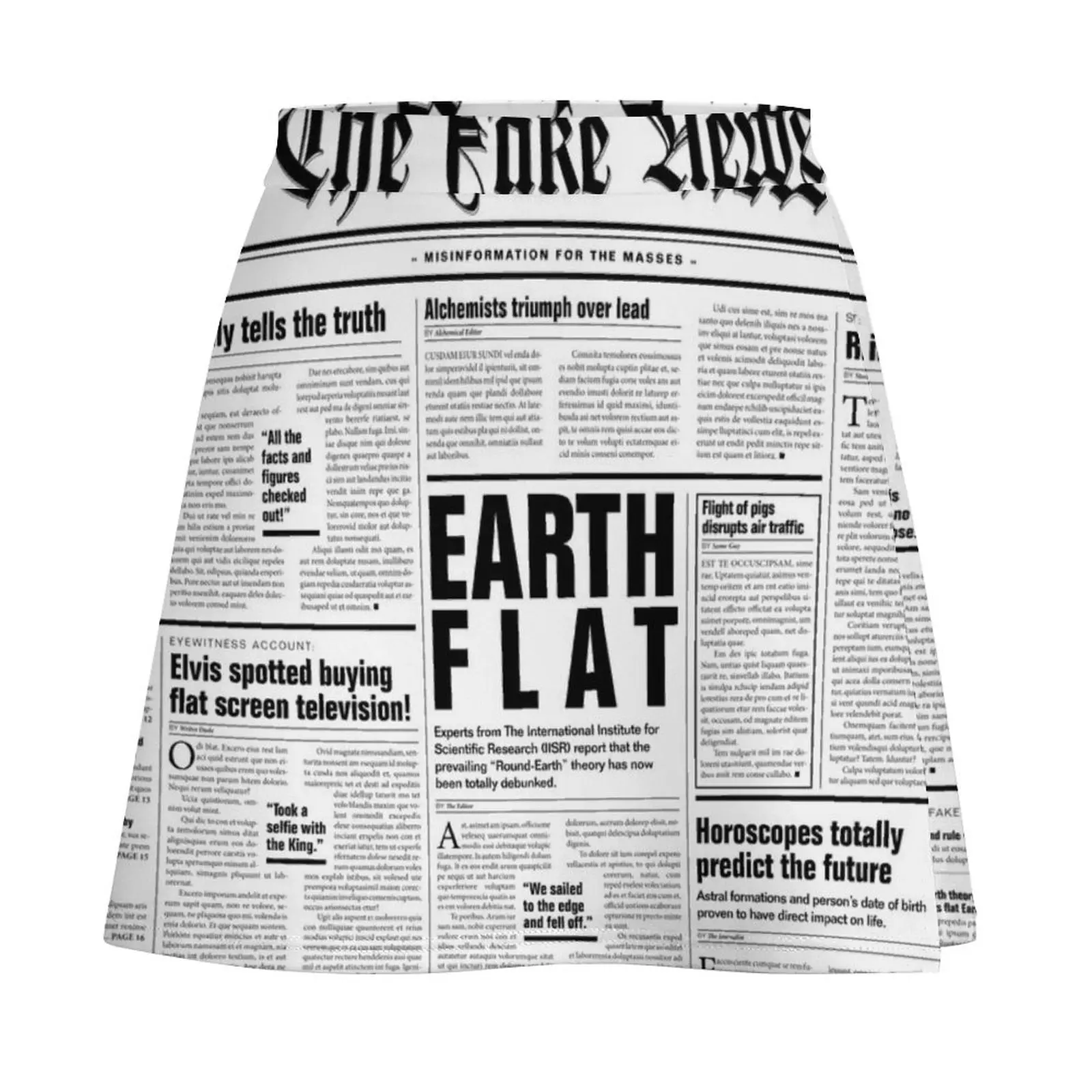 The Fake News Vol. 1, No. 1 Mini Skirt Sexy mini skirt novelty in clothes Mini Skirt