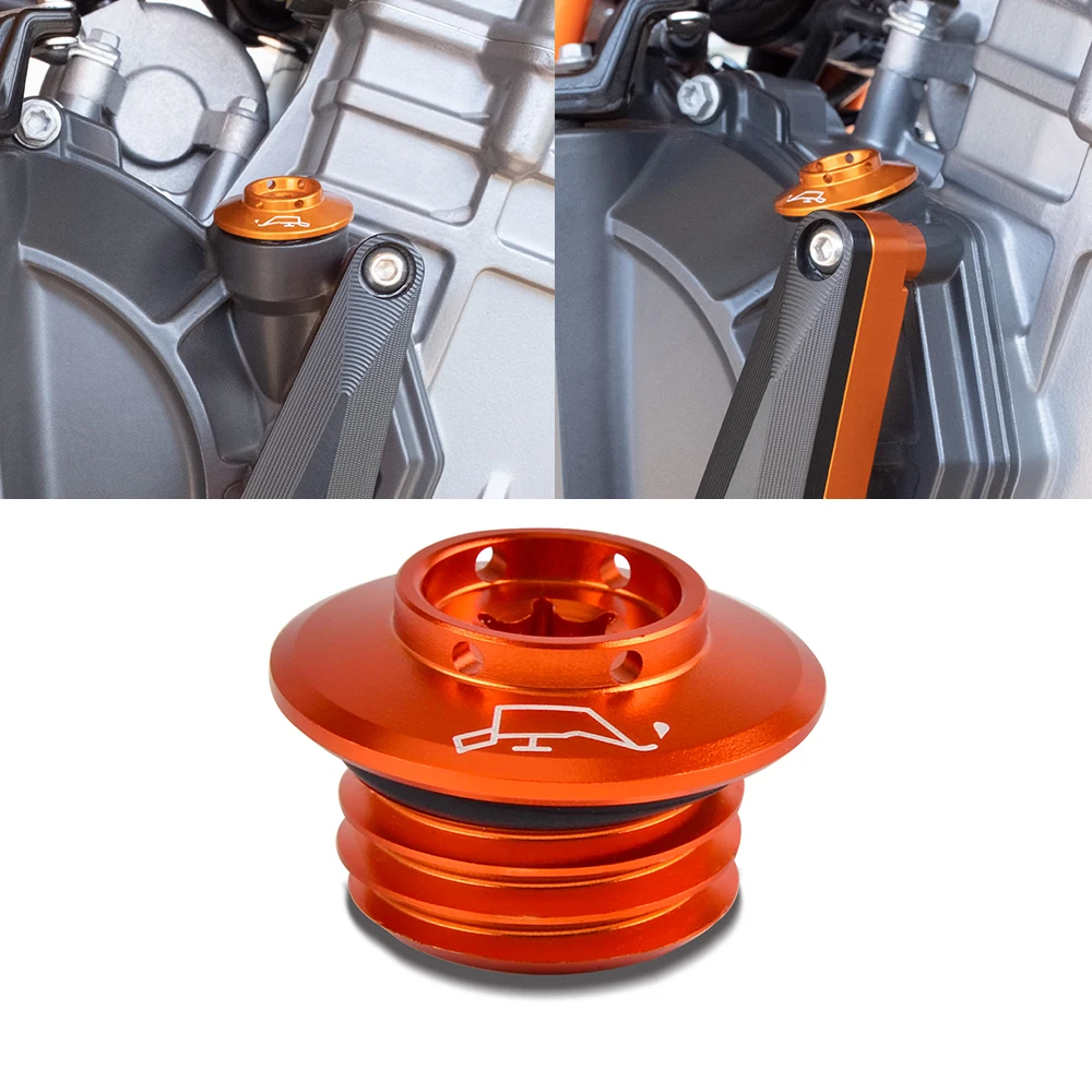 

For KTM 790 Duke 2018-2022 890 Duke R 2020-2022 Engine Oil Filler Plug Cap Cover For KTM 1290 Super Duke GT/R 2016-2023 690 Duke