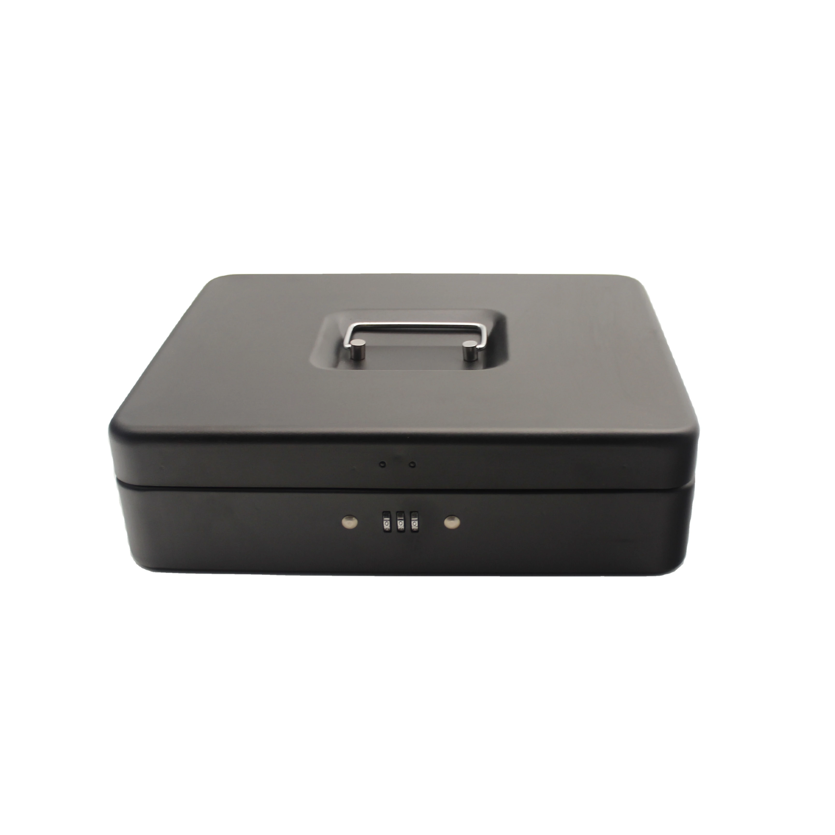 

5 grid safety metal key lock combination lock cash safe deposit box 300x240x90mm