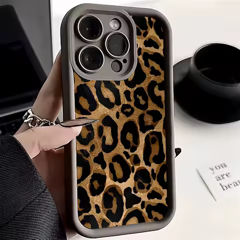 Leopard Pattern Phone Case For Infinix Note 40 30 Tecno Spark 10 10C Camon 20 Hot 50 30i 30 Play Pro Smart 7 6
