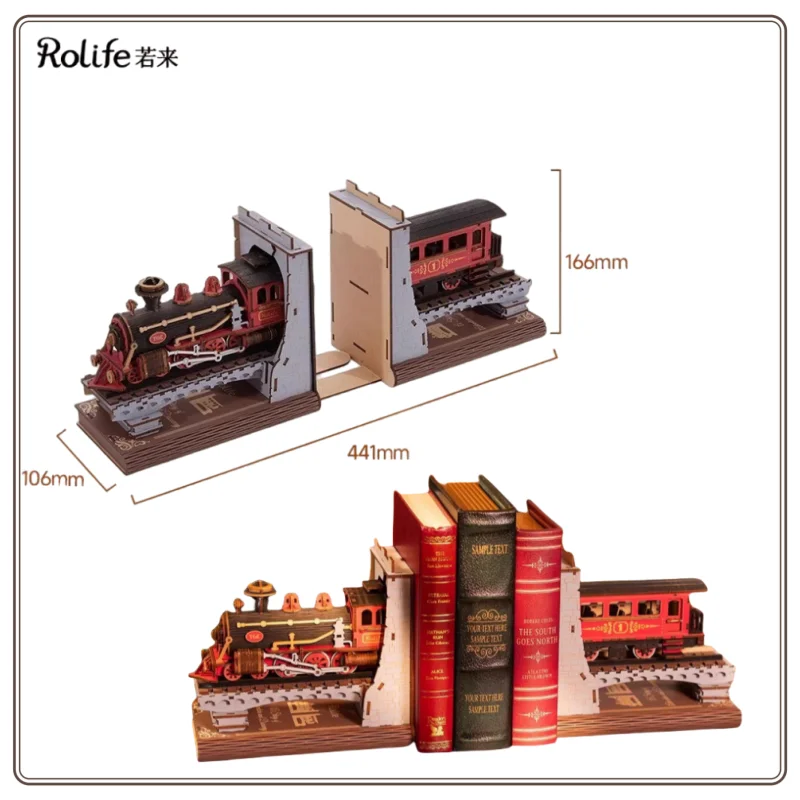 Rolife タイムブックストア DIY 手作りブロックおもちゃ アートハウス 本組み立て ミニチュアシーン ブロックおもちゃ フェスティバルギフト