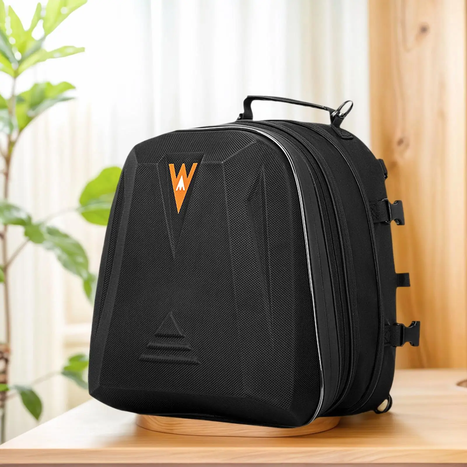 أكياس الدراجات النارية للمقعد الخلفي 20L-28L توسيع قشرة صلبة على ظهره مقاوم للماء دراجة نارية حقيبة الأمتعة للدراجات النارية سكوتر #3