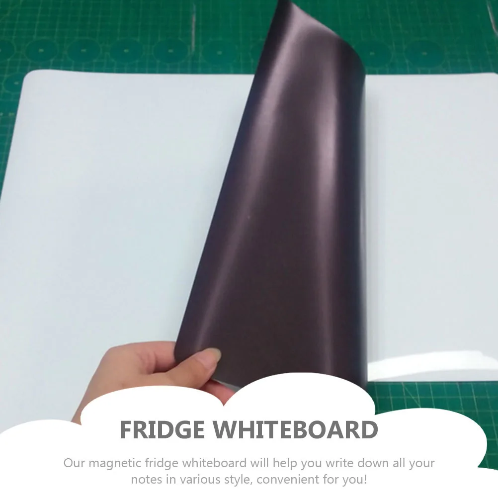 لوحة مذكرة للسبورة البيضاء المغناطيسية، سطح أملس، لوحة مسح جاف مغناطيسية، منظم رسائل الثلاجة، ملصق ملاحظات قابل لإعادة الاستخدام