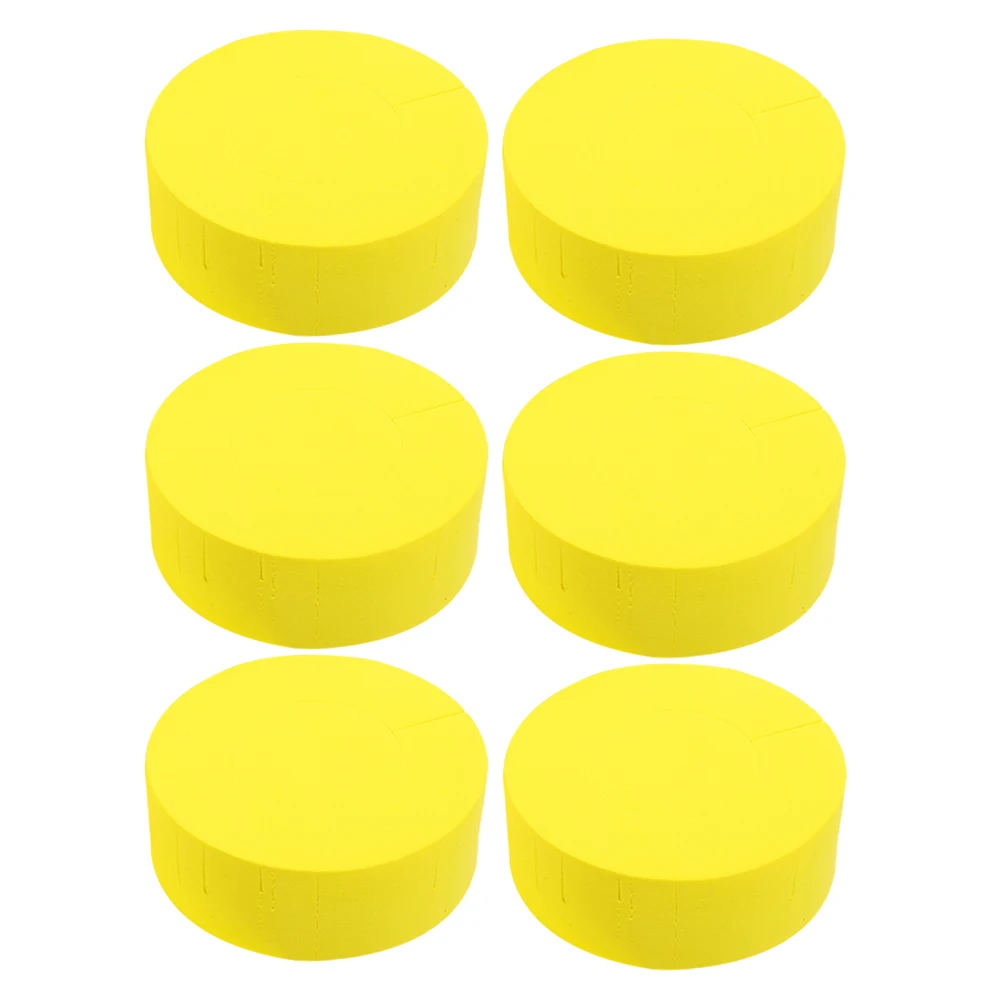 

6 Pcs Sponge Ring For Curling Hair Curling Sponge Rings Soft C Shaped Fixing Tool for Long Hair Style No Heat Damage